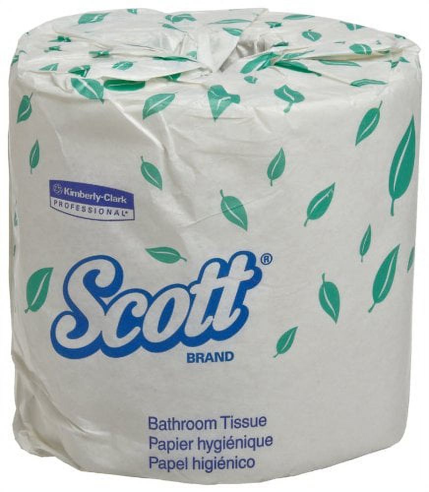 Scott Bulk Toilet Paper (13607), Individually Wrapped Standard Rolls,  2-PLY, White, 20 Rolls / Convenience Case, 550 Sheets / Roll 